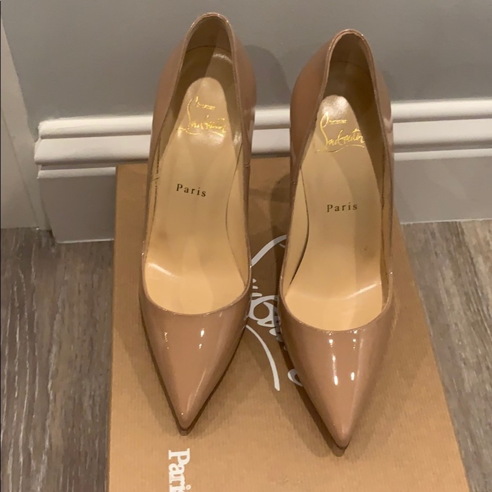 Christian Louboutin size 37.5 NUDE color